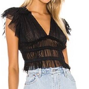 Free People Make Me Smile Cropped Top
